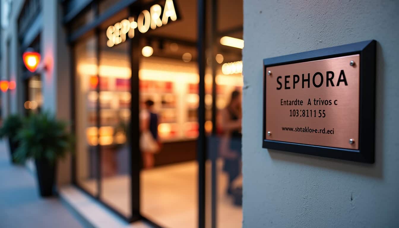 Panneau indiquant les horaires d