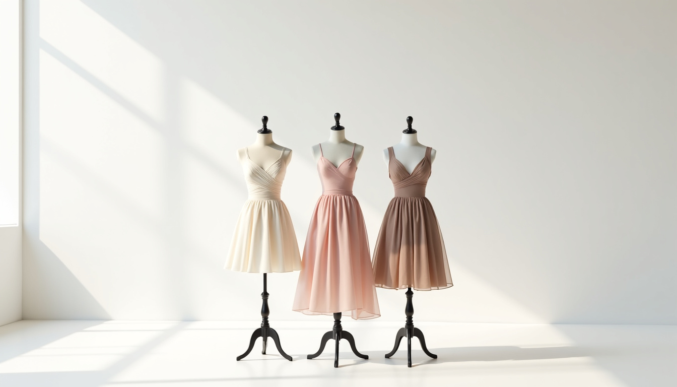 Comparaison des différents types de robes bustier: courte, mi-longue et longue selon l'occasion