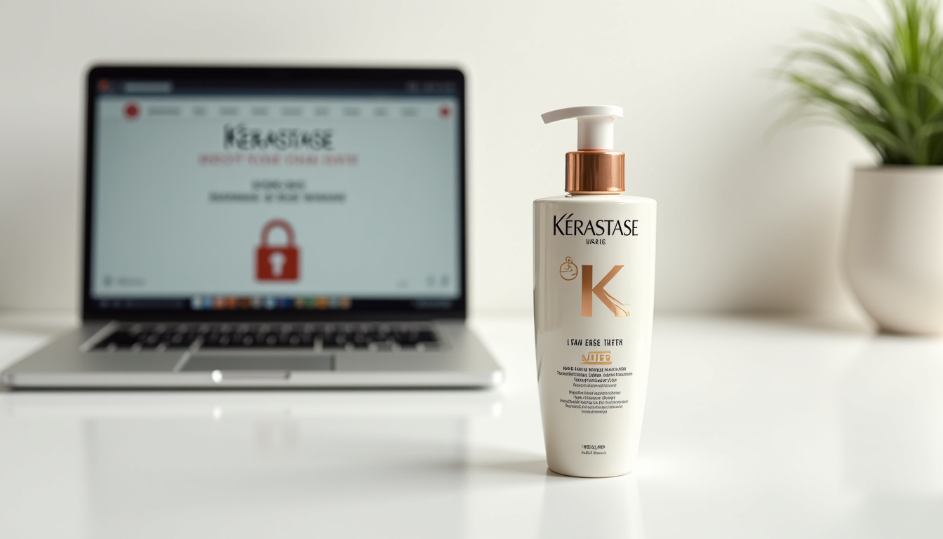 Achat sécurisé de shampoing Kérastase sur un site officiel