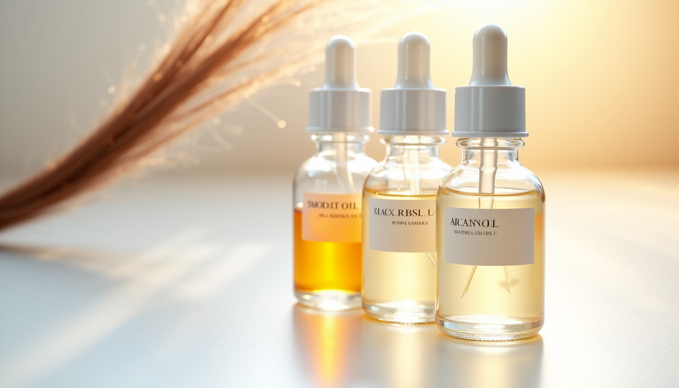 Tableau comparatif entre Gloss Absolu, huile d’argan pure et un sérum lissant classique